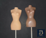 253x Mannequin Torso Chocolate or Hard Candy Lollipop Mold